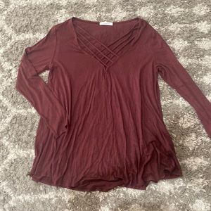 Maroon Shirt